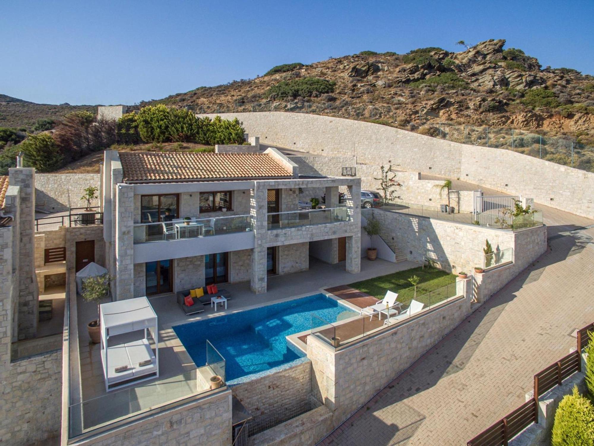 리가리아 Omega House In Crete 빌라 외부 사진