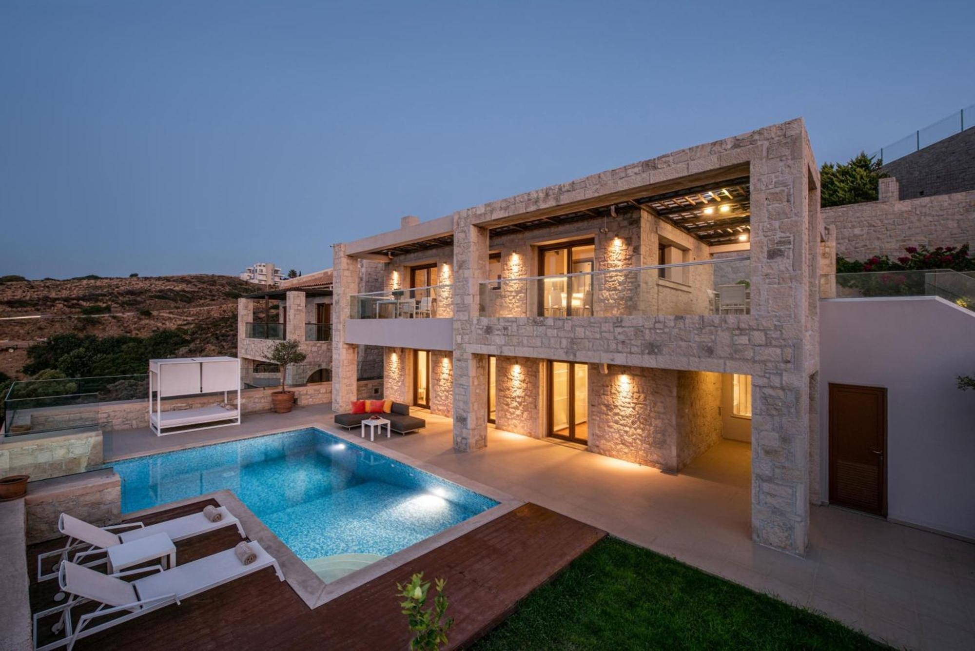 리가리아 Omega House In Crete 빌라 외부 사진
