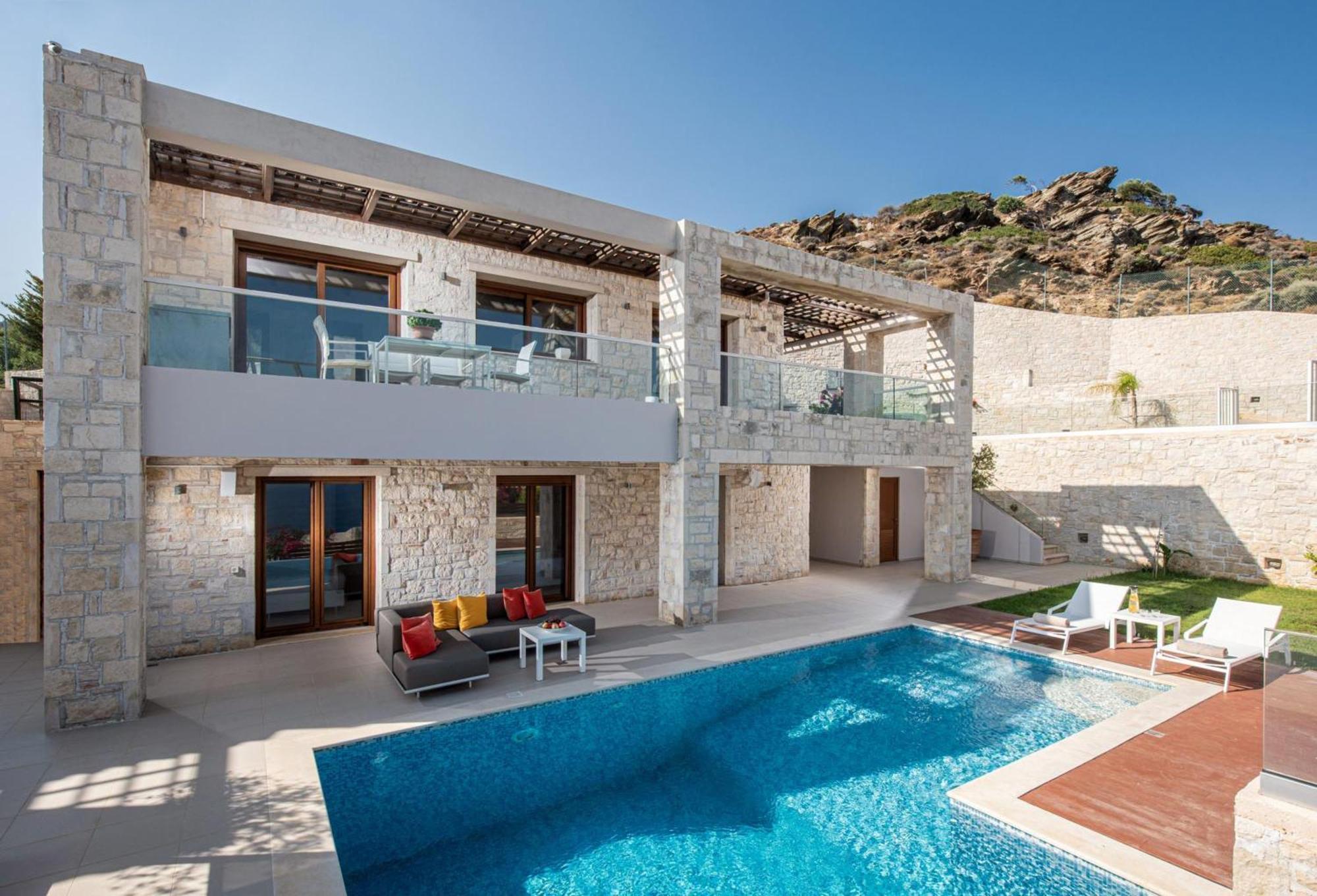 리가리아 Omega House In Crete 빌라 외부 사진